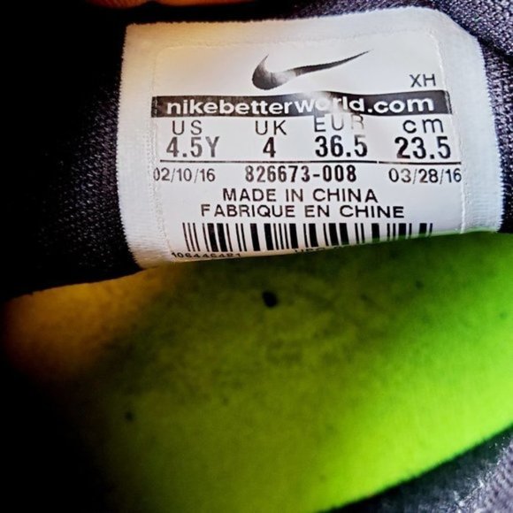 𝅺nike KYRIE 2 “TOUCH FACTOR” BASKETBALL BLACK SNEAKERS. SIZE 4.5 - Picture 5 of 12